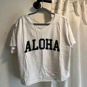 White Aloha T-Shirt